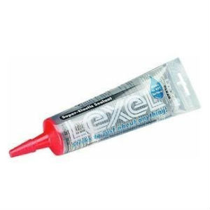 Lexel 13013 Sealants Lexel Adhesive Caulk, 5-Ounce, Clear