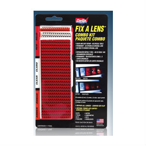 Car Fix a Lens Combo Pack Repair Kits - (Clear, Amber & Red)