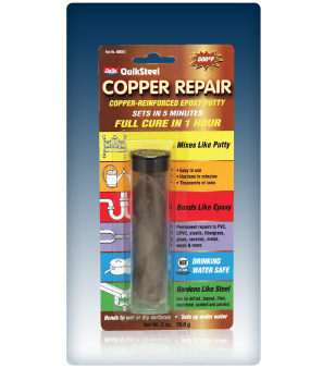 QuikSteel Copper Reinforced Epoxy Putty